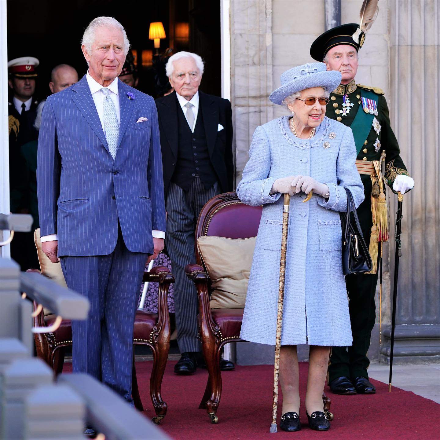 Елизавета II с принцем Чарльзом