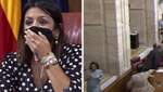 Крыса неожиданно сорвала заседание парламента в Испании: видео