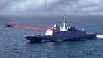 Французские военные протестируют работу боевого лазера в море