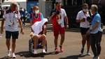 Жара, которая "убивает": теннисистка не доиграла матч Олимпиады и покинула корт на коляске –фото