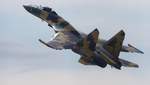 В России во время тренировочного полета разбился военный самолет Су-35