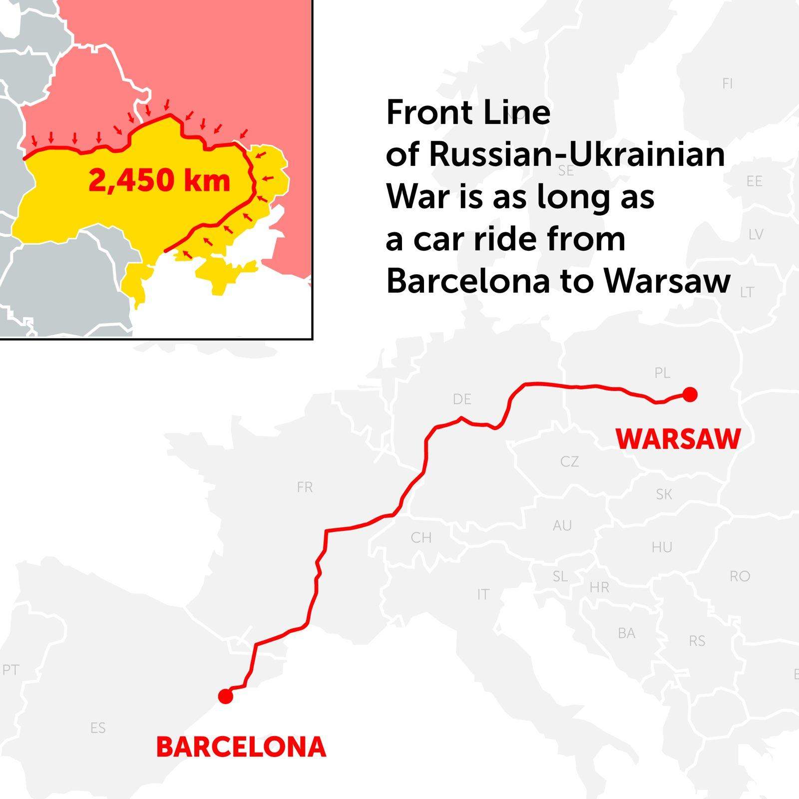 Где линия фронта на украине сегодня карта