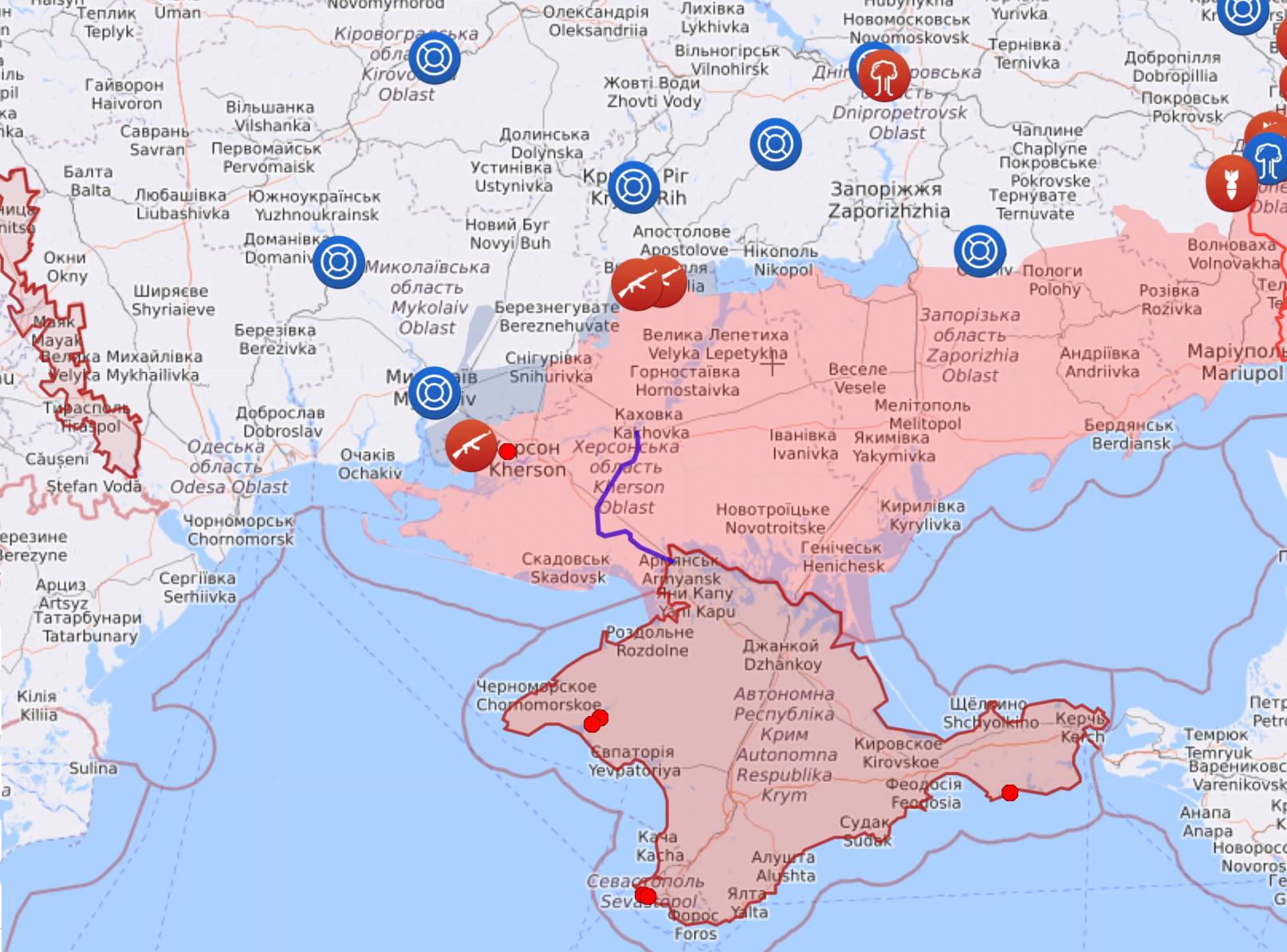 Какая ситуация на Юге Украины