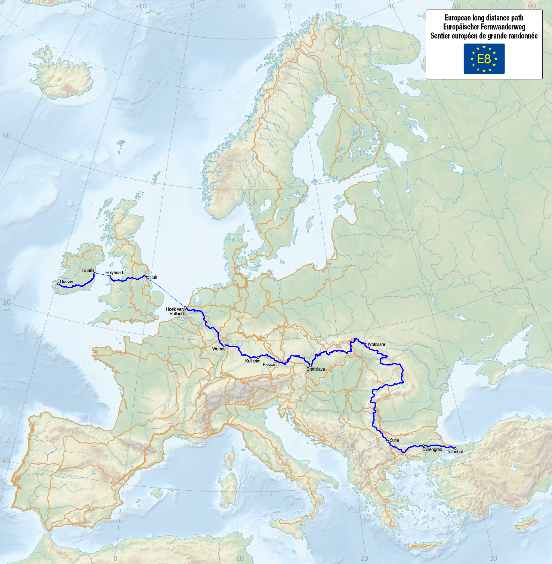 Шлях з Європи до Туреччини