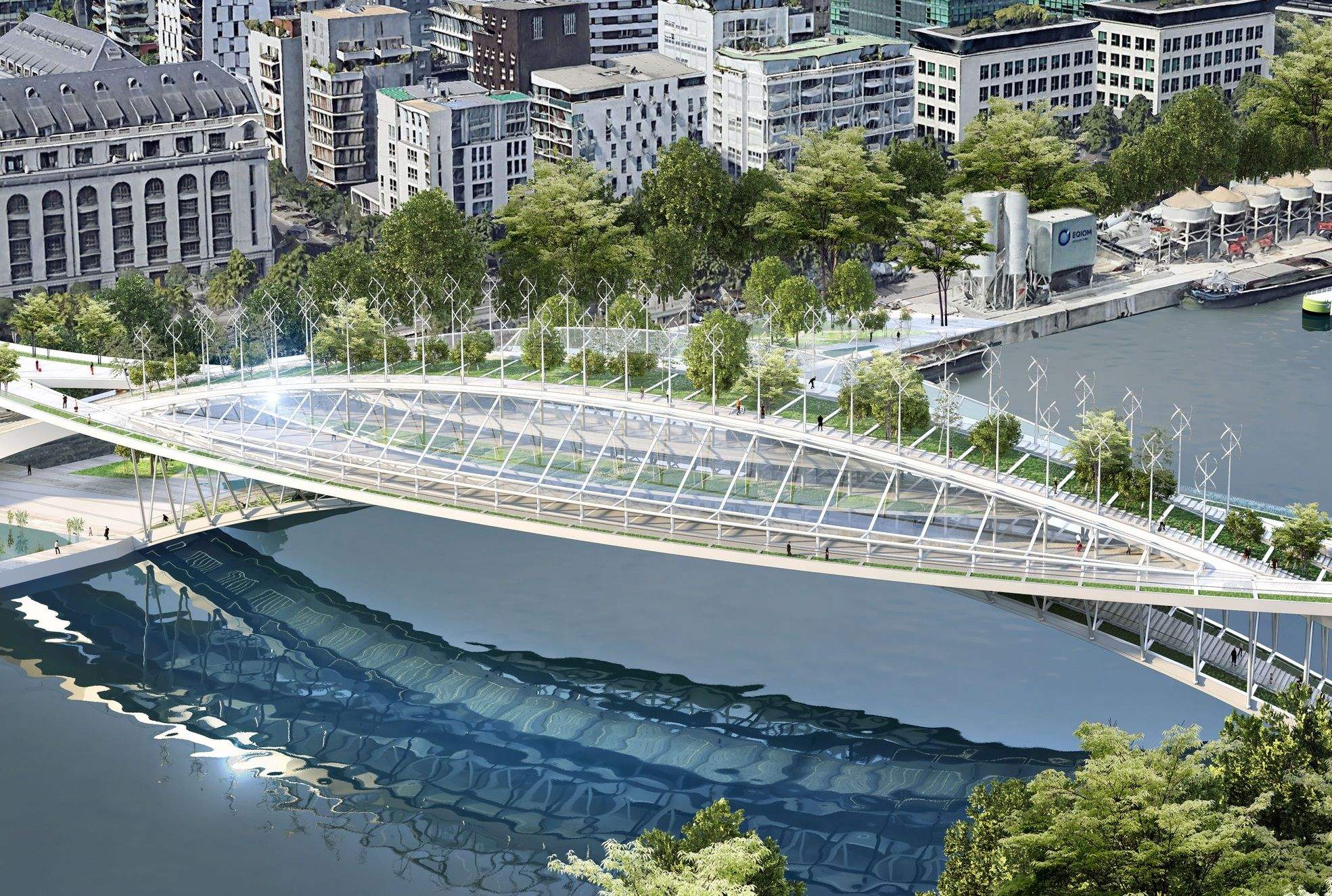 Міст-сад у Парижі