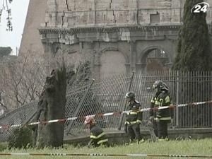 У центрі Рима обвалилася археологічна пам’ятка У центрі Рима обвалилася археологічна пам’ятка