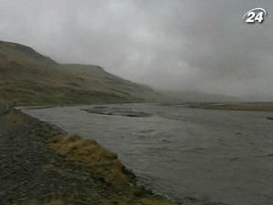 Виверження вулкана викликало повені в Ісландії Виверження вулкана викликало повені в Ісландії