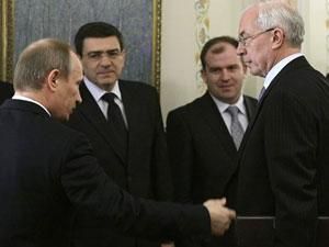 Путін чекає на позитив від Азарова Путін чекає на позитив від Азарова