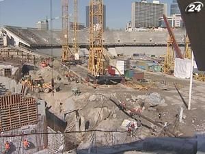 На будівництві НСК "Олімпійський" загинула людина На будівництві НСК "Олімпійський" загинула людина