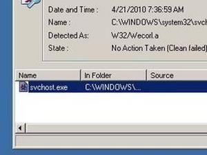 Помилка у системі антивірусу вразила комп’ютери на базі ОС Windows XP