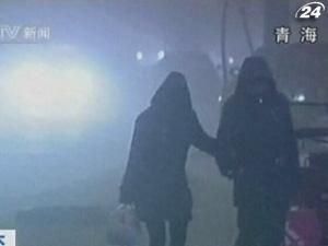 Піщана буря завдала удару по західному Китаю Піщана буря завдала удару по західному Китаю