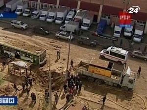 Внаслідок вибуху газогону у Москві загинула 1 людина, ще 3 - поранені Внаслідок вибуху газогону у Москві загинула 1 людина, ще 3 - поранені