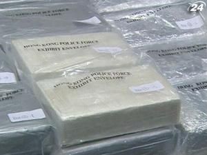 У Гонконгу вилучили найбільшу в історії партію наркотиків У Гонконгу вилучили найбільшу в історії партію наркотиків