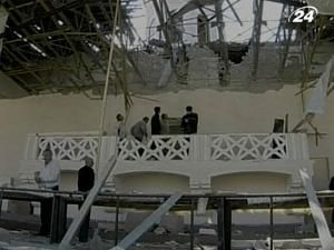 Вибух під час першотравневих урочистостей Вибух під час першотравневих урочистостей