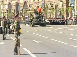 На Хрещатику пройшла репетиція параду до Дня перемоги