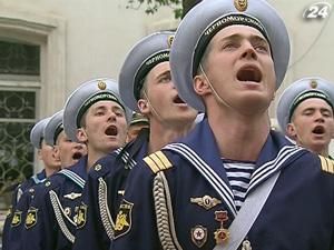 Моряки українського та російського флотів готуються до Дня Перемоги Моряки українського та російського флотів готуються до Дня Перемоги