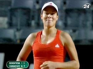 Ана Івановіч у двох сетах перемогла Олену Дементьєву Ана Івановіч у двох сетах перемогла Олену Дементьєву