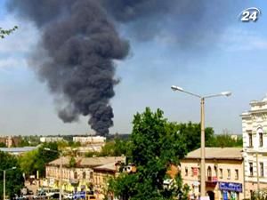 У Харкові спалахнула пожежа на вагоноремонтному заводі У Харкові спалахнула пожежа на вагоноремонтному заводі