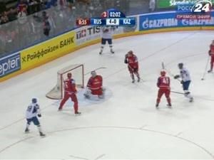 Збірна Росії декласувала команду Казахстану Збірна Росії декласувала команду Казахстану