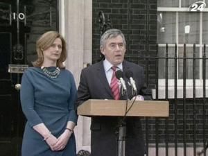 Британський прем’єр Гордон Браун пішов у відставку Британський прем’єр Гордон Браун пішов у відставку