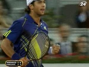 Фернандо Вердаско у другому раунді переміг Іво Карловіча Фернандо Вердаско у другому раунді переміг Іво Карловіча