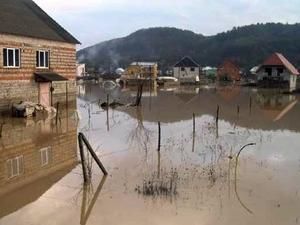 На Закарпатті почались підтоплення На Закарпатті почались підтоплення
