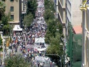 Профспілки вивели людей на черговий всезагальний страйк Профспілки вивели людей на черговий всезагальний страйк