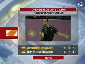 Сергій Стаховський поступився Фернандо Вердаско Сергій Стаховський поступився Фернандо Вердаско