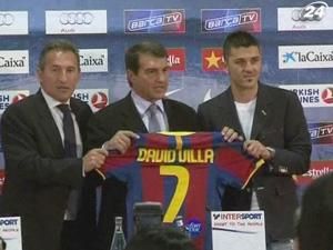 Давід Вілья підписав із "Барселоною" 4-річний контракт