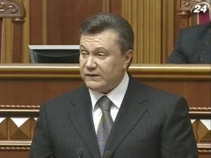 Наступного тижня Янукович звернеться до народу з трибуни Верховної Ради