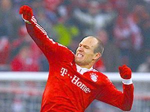 Арр'єн Роббен - гравець року у Німеччині Арр'єн Роббен - гравець року у Німеччині