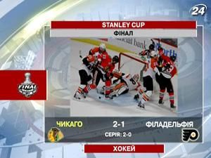 "Чикаго Блекхоукс" вже вдруге перемогло "Філадельфію" "Чикаго Блекхоукс" вже вдруге перемогло "Філадельфію"
