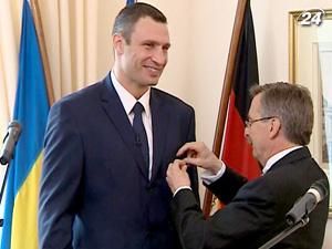 Віталій Кличко отримав найвищу нагороду Німеччини Віталій Кличко отримав найвищу нагороду Німеччини