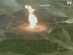 У Техасі стався потужний вибух на газопроводі У Техасі стався потужний вибух на газопроводі