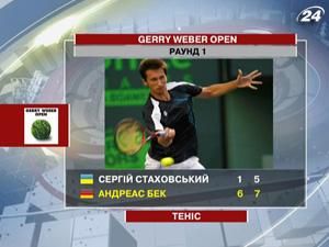 Сергій Стаховський капітулював перед Андреасом Беком Сергій Стаховський капітулював перед Андреасом Беком