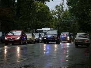 Президентський кортеж змінив маршрут Президентський кортеж змінив маршрут