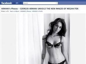 Меган Фокс у рекламі нижньої білизни з'явилась на Facebook (фото) Меган Фокс у рекламі нижньої білизни з'явилась на Facebook (фото)