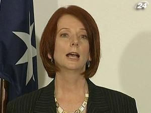 в Австралії вперше прем'єр-міністром стала жінка в Австралії вперше прем'єр-міністром стала жінка