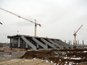 На львівському стадіоні завершили ще один етап будівництва На львівському стадіоні завершили ще один етап будівництва