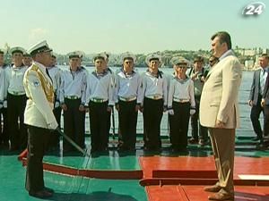 У Севастополі відзначили День флоту України У Севастополі відзначили День флоту України