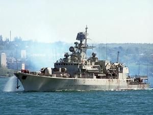 Український корабель займе почесне місце у російському параді Український корабель займе почесне місце у російському параді