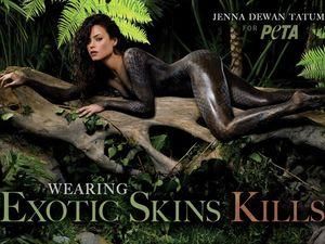 Акторка Дженна Дьюенн знялась оголеною для PETA Акторка Дженна Дьюенн знялась оголеною для PETA