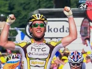 Марк Кавендіш здобув другу перемогу поспіль Марк Кавендіш здобув другу перемогу поспіль