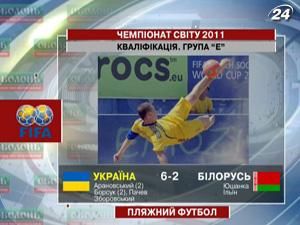 Збірна України з пляжного футболу успішно подолала перший етап відбору на Рим