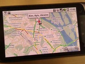 Тепер Google Maps показує пробки в Києві Тепер Google Maps показує пробки в Києві
