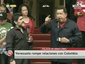 Венесуела розірвала дипломатичні відносини з Колумбією Венесуела розірвала дипломатичні відносини з Колумбією