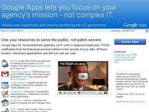 Google продає уряду США свої Google Apps