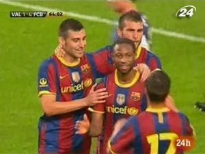 "Барселона" резервним складом впоралась із "Валеренгою" "Барселона" резервним складом впоралась із "Валеренгою"