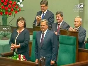 Польща: Коморовський офіційно вступив на посаду Президента Польщі