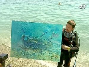 На дні Чорного моря художник написав картину рекордних розмірів